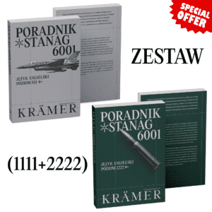 Poradnik STANAG 6001 (1111 + 2222) – Komplet 2 książek z ćwiczeniami i audio